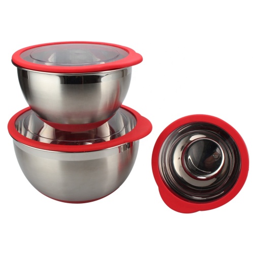 Stainless Steel Mixing Bowl With Silicone Base