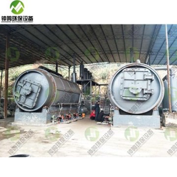 Waste Tire Recycling Oil Equipment With CE