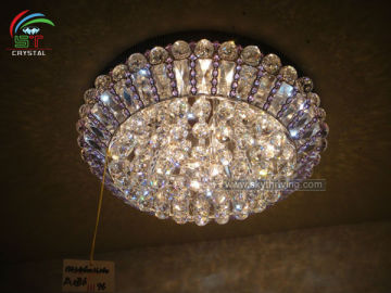 modern led crystal ceiling lamp