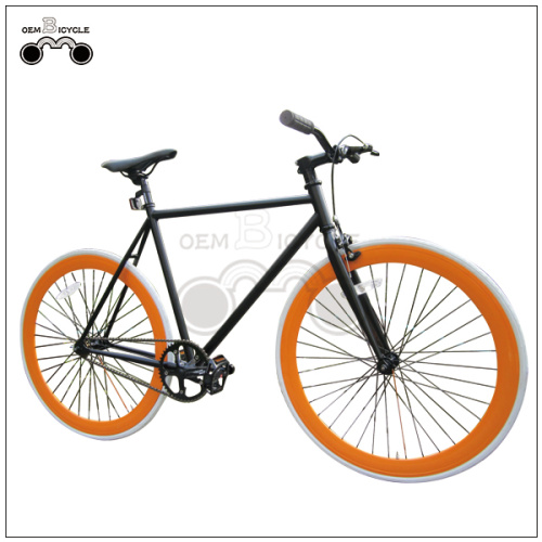 700c 50mm jantes hi-ten bicicletas de engrenagem fixa de aço