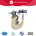 Brake PP Bolt Hole Stainless Steel Caster