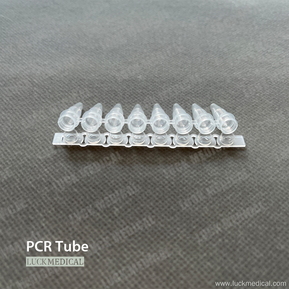 Plastic PCR Tubes With Caps