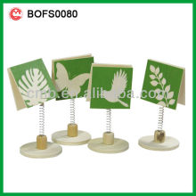 NATURE WOODEN MEMO NOTE HOLDER