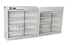 Heating cabinet for waterborne/waterbased Aquabase paint