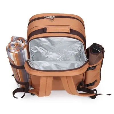 Newest Waterproof Picnic Bag Gray Color Lunch Cooler Bag Custom Foil Insulated Picnic Cooler Bag