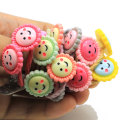 Nieuwe producten Cute Hair Kleurrijke Elastieken Paardenstaarthouder Kawaii Smile Face Hoofdband Haarelastiekjesband voor baby-peutermeisjes