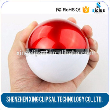 BIS standard 6000mah pokeball pokemon power bank For Pokemon Go