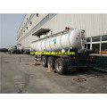 19000L 98% Sulfuric Acid Usafirishaji wa nusu-trailers