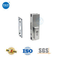 Stainless Steel Glass to Wall Center Patch Lock