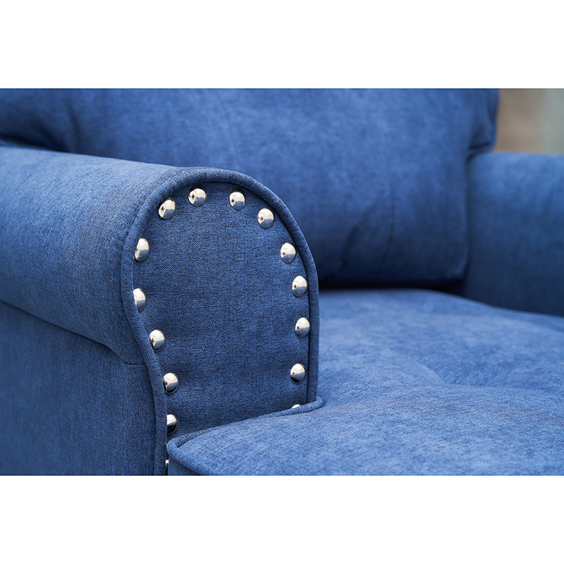 Classic Linen Fabric Royal Chaise Lounge