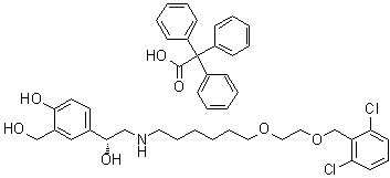 Pharmaceutical Grade Vilanterol Trifenatate CAS 503070-58-4