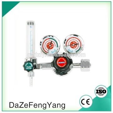 Helium Gas pressure regulator with flowmeter