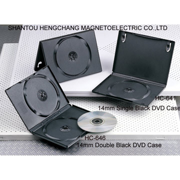 14mm Single &amp; Double Black DVD Case