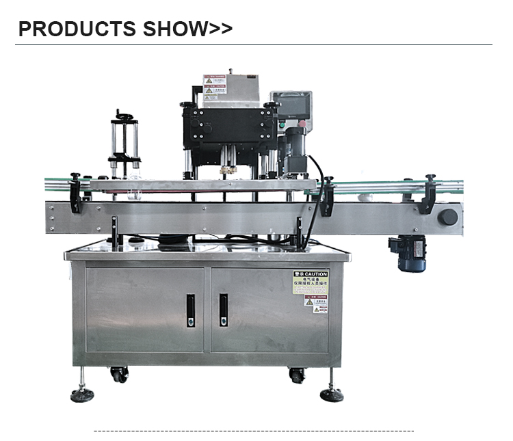 Automate Bottle Screw Thread Cap Capper Plastic Bottle Capping Machine