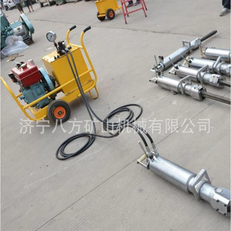 Electric Hydraulic Concrete Stone Rock Splitting Machine with 3 Guns