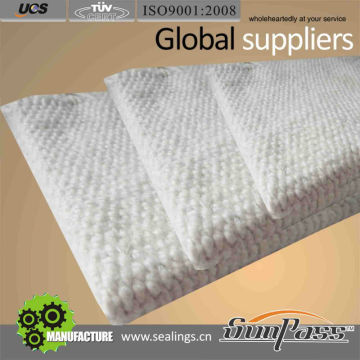 1260C Fireproof Ceramic Fiber Cloth for Insulation Materials of Furnaces