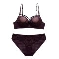 Op voorraad dames push-up cup bh panty sets