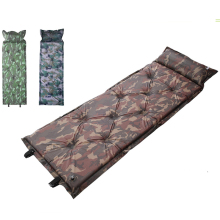 8cm Faux Suede PVC Auto-Inflating Sleeping Pad for Camping