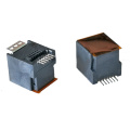 Conector modular SMT RJ45 de entrada superior