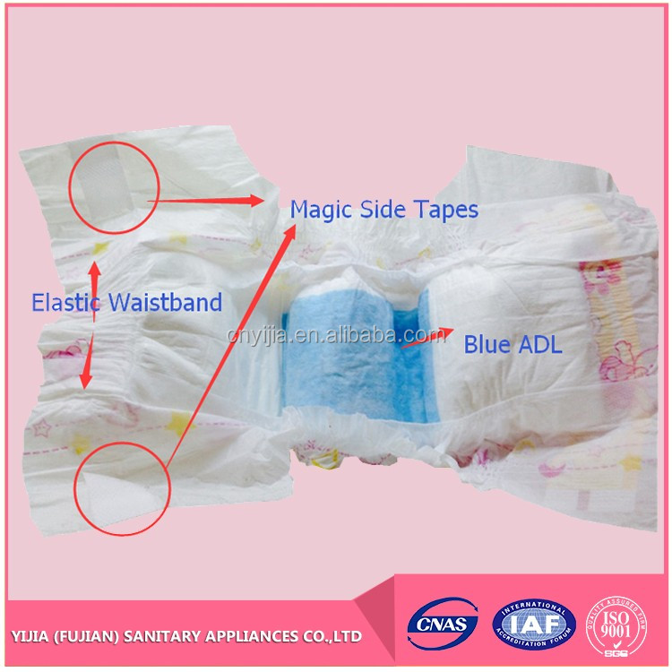 Good Absorption Competitive Price Affordable sleepy disposable baby diaper from China