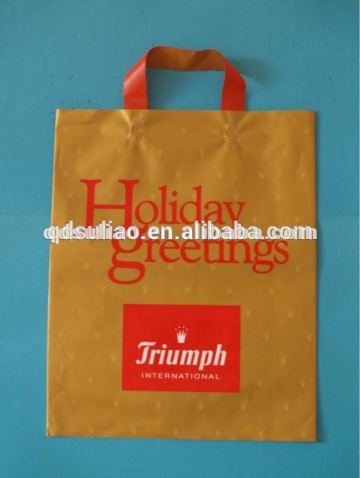 soft loop handle poly shopping bag