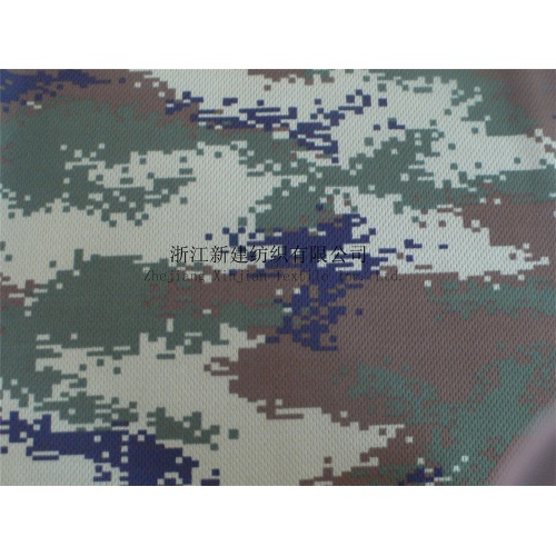 Tecido de poliéster de camuflagem para t-shirt