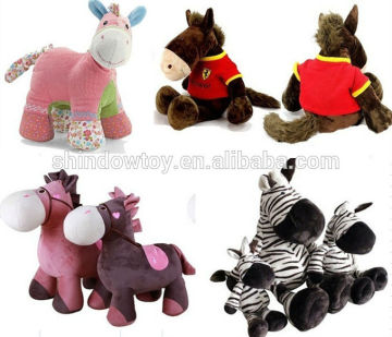 Plush horse toy promotion gift horse soft hose toy stuffed plush horse