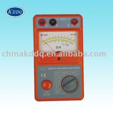 3 terminals 1000 Ohm Earth ResistanceTester ,soil tester earth voltage tester