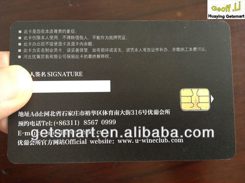 High Quality Contact Chip Card