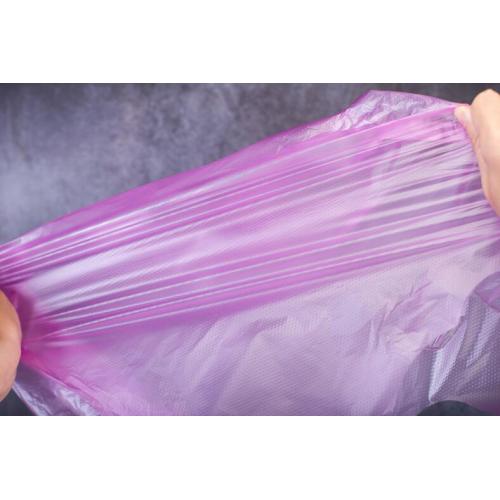 Saco de colete de compras de HDPE puro em cores