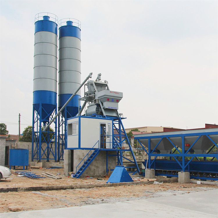 Universal stetter stationary type concrete batching plant