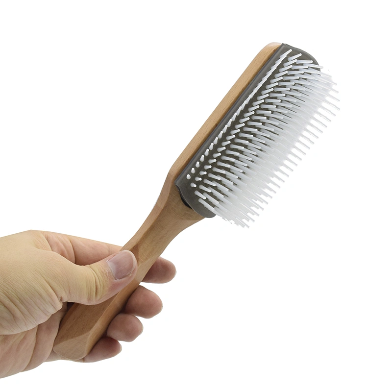 Natural Bamboo Wooden Paddle Hair Brush Hair Comb Eco Friendly