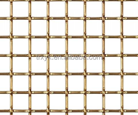 copper metal interior screen mesh for indoor decoration