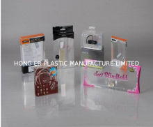 Golden Clear Plastic Folding Boxes Eco Friendly For Cosmetics