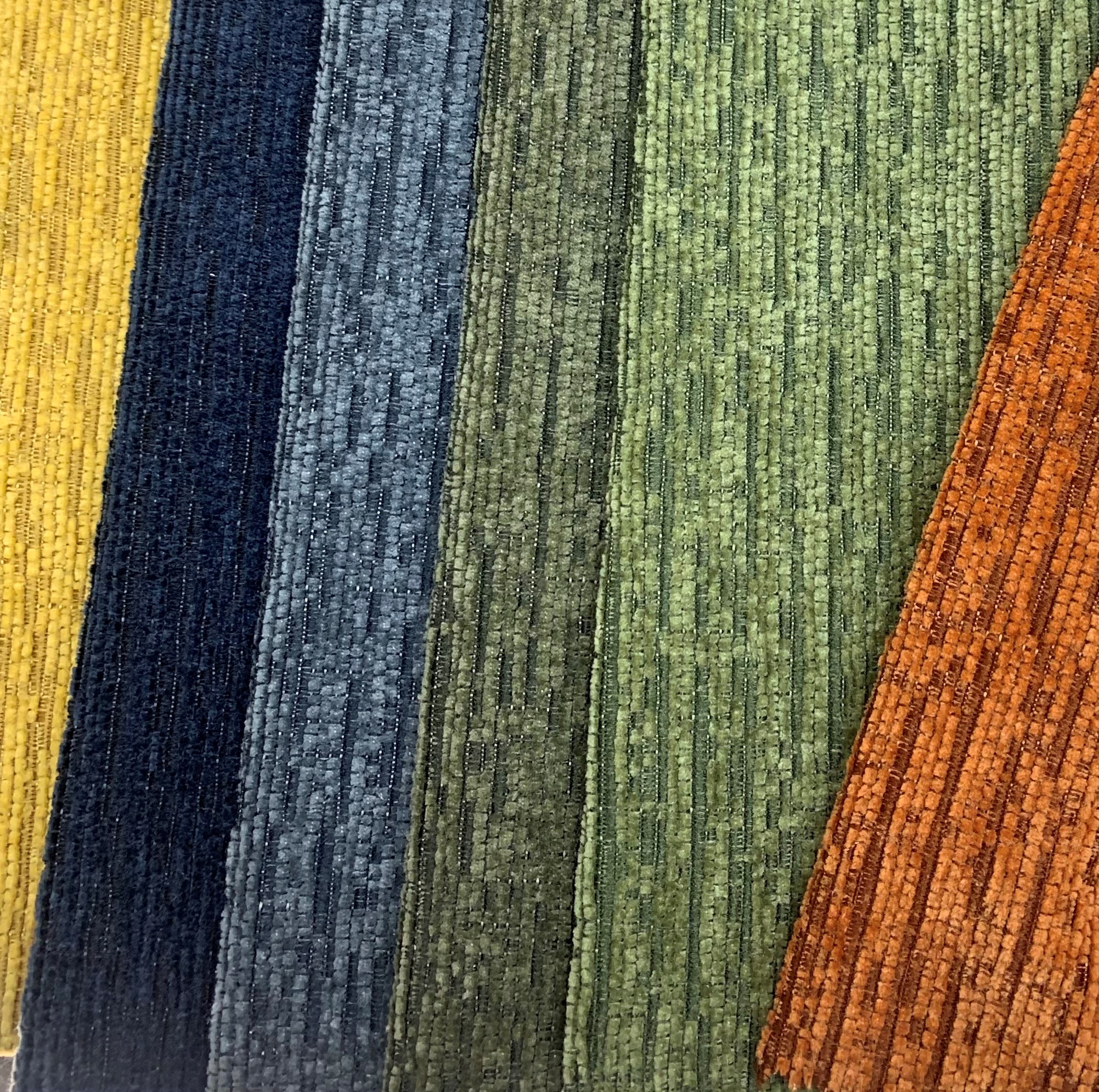 Απλό ριγέ ύφασμα σενίλ Simple Striped Chenille Fabric