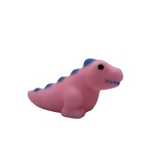 Wholesale TPR Mini Squishy Dinosaur Toys: Kawaii Pink Stress Relief Animals for Kids
