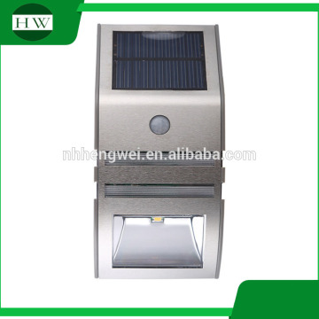 solar power 2 leds solar garden ligths PIR sensor light Path Wall Yard House Door emergency solar lights