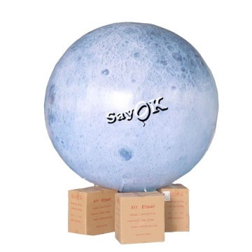 Customized Inflatable Moon Ball with LED Light: Sayok Giant Advertising