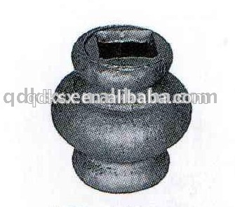 Decrative wrought iron studs