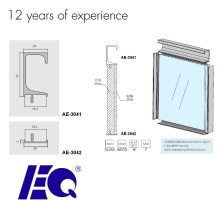 New High Quality Kitchen Cabinet Aluminum Framing Handle