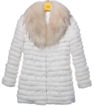 YR100 Winter fashion Raccoon fur and Rabbit fur jacket
