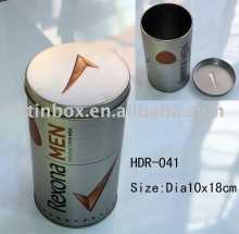 Round tin