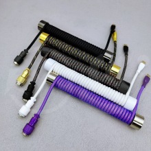 Custom Braided USB Keyboard Cable - Mechanical Keyboard Type C Coiled Cable