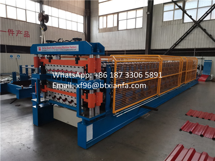 Three Profile Metal Sheet Machine