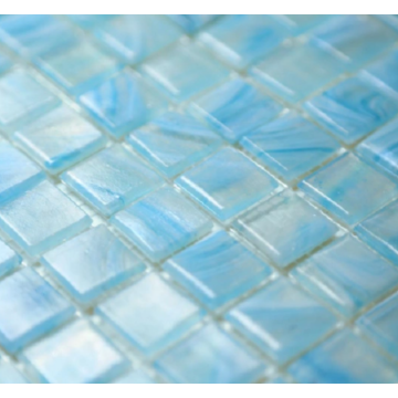 Anti falling off pool glass mosaic tile