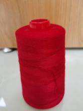 Red dyed aramid sewing thread 40S/2