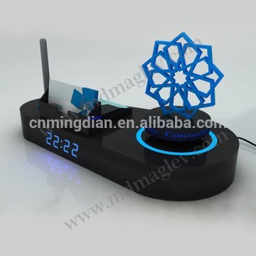 Promotion! magnetic levitating logo display stand, magnetic levitating display rack