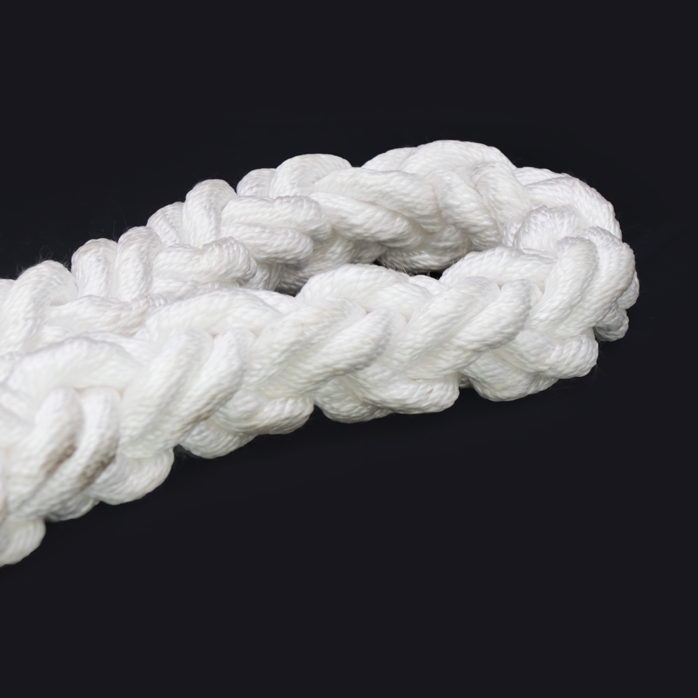 2 inch nylon yacht dinghy boat Polyester double braided marine rope for Anchoring Docking and Towing