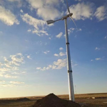 Grand Prairie 50kW wind turbine system