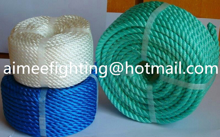 cord nylon rope 3 strand UV hdpe fishing rope and twine